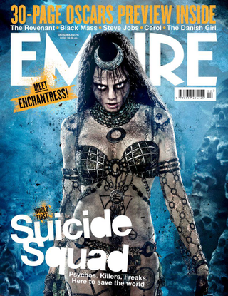 Illustration for article titled Esta es la mejor imagen de Cara Delevigne como la Encantadora en Suicide Squad